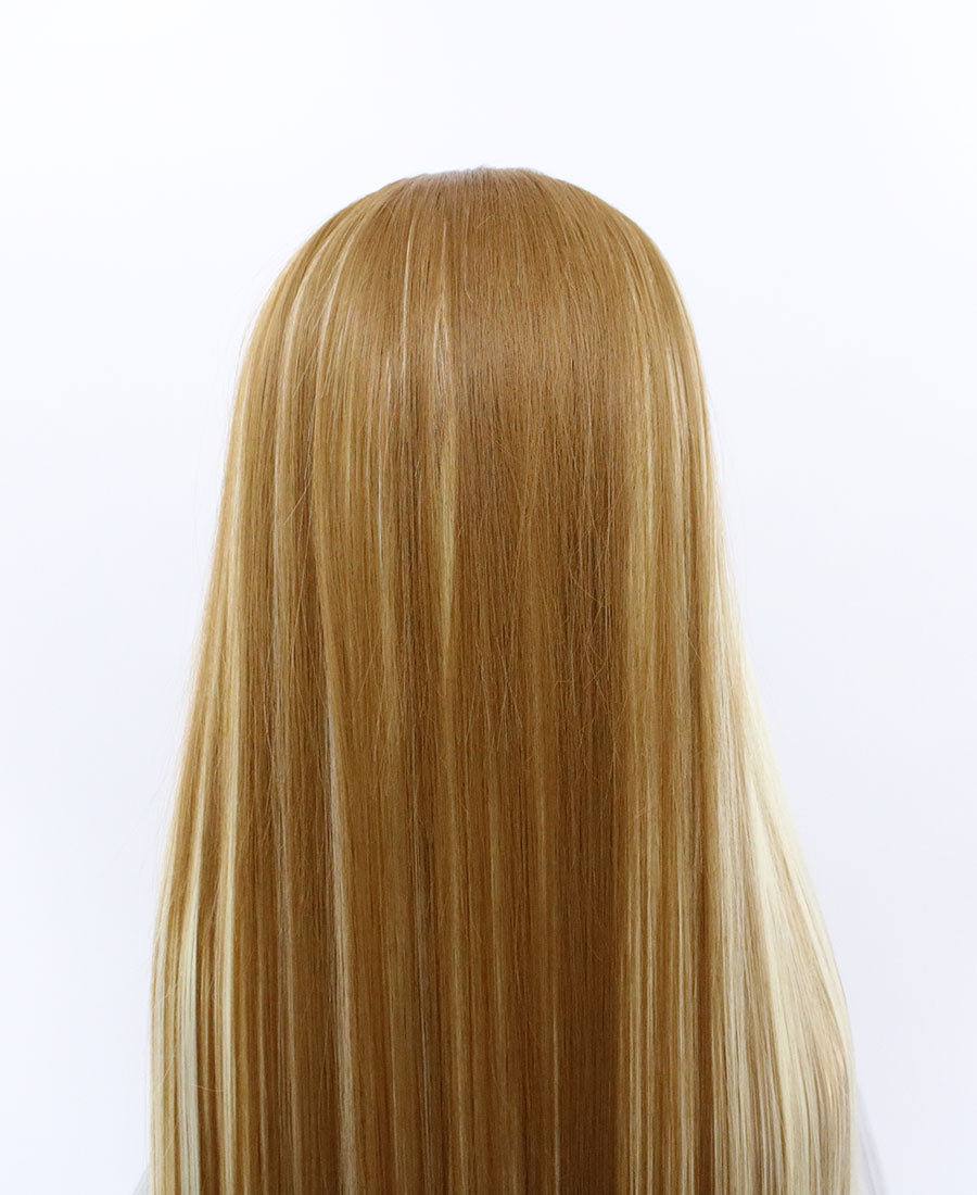 Zane-Brown Lace Frontal Synthetic Wigs Fashion wigs Long wigs 65 inch wigs