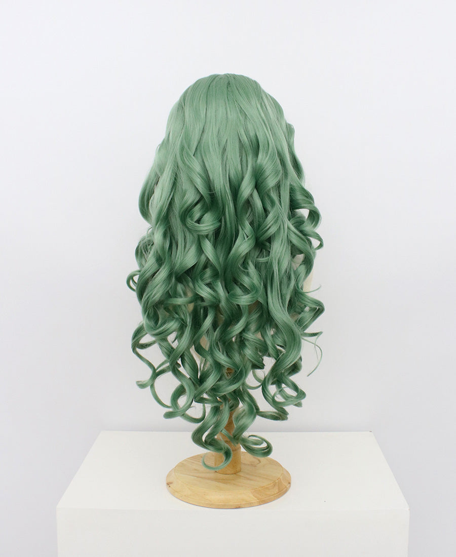 Ariel-Green Hard Frontal Synthetic Wigs
