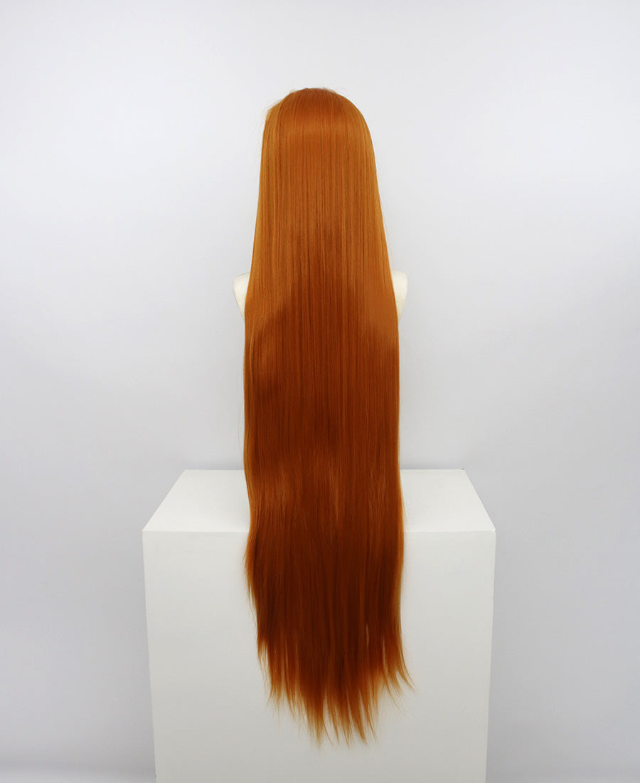 Zane-Orange Lace Frontal Synthetic Wigs