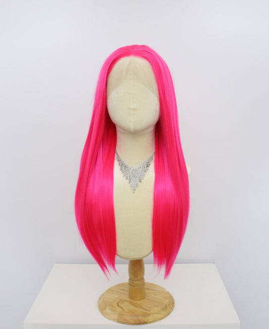 Ariana-Pink Lace Frontal Synthetic Wigs