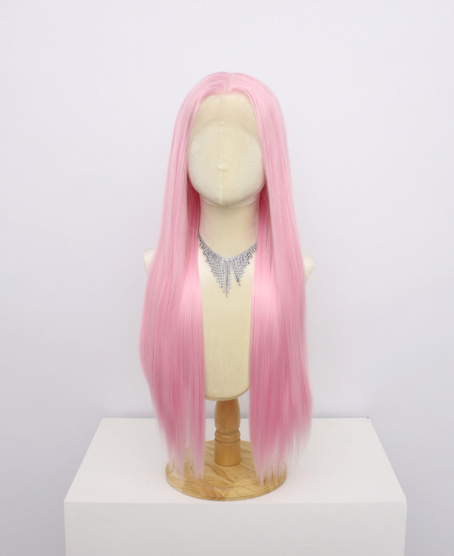 Brielle-Pink Lace Frontal Synthetic Wigs