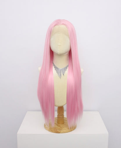 Brielle-Pink Lace Frontal Synthetic Wigs