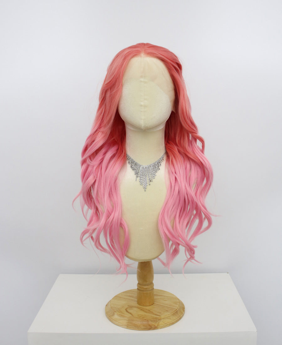 Freya-Pink Lace Frontal Synthetic Wigs