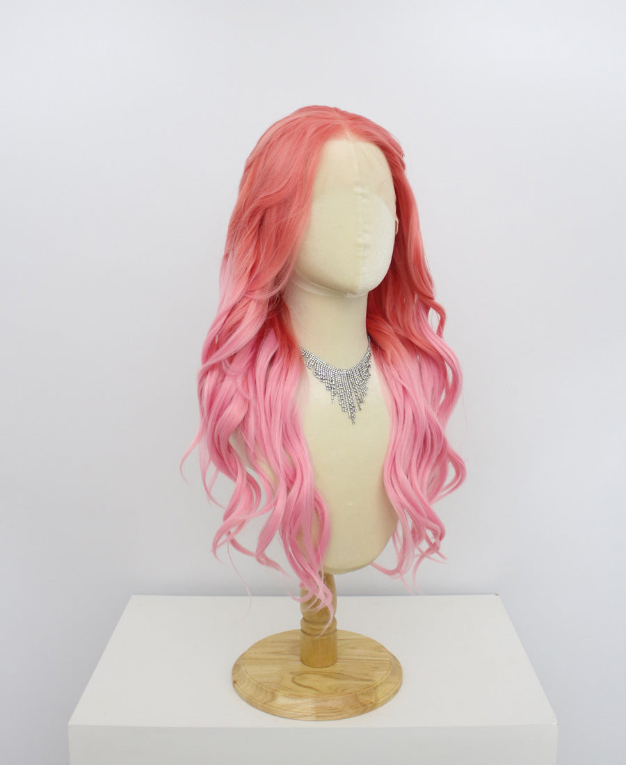 Freya-Pink Lace Frontal Synthetic Wigs