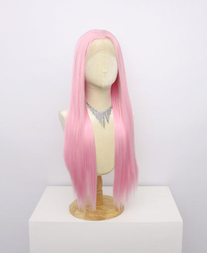 Brielle-Pink Lace Frontal Synthetic Wigs