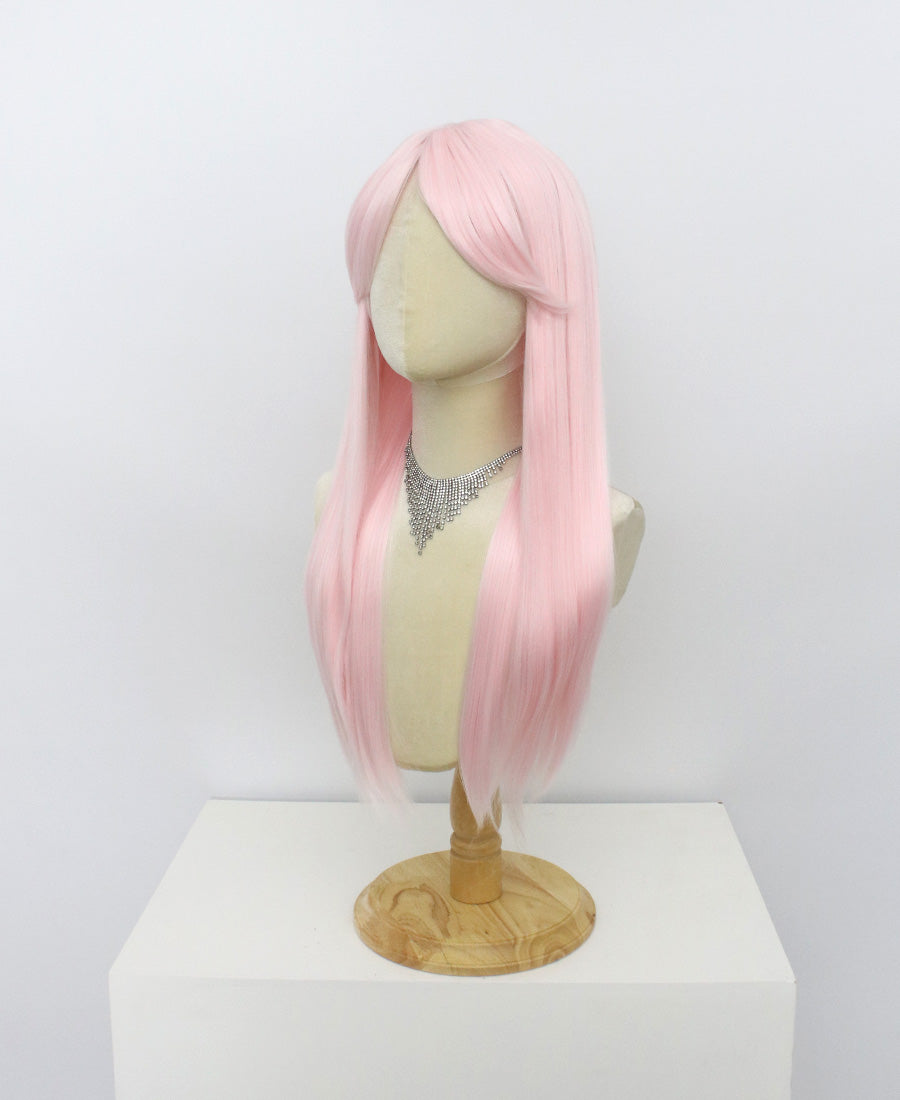 Ariel-Pink Hard Frontal Synthetic Wigs