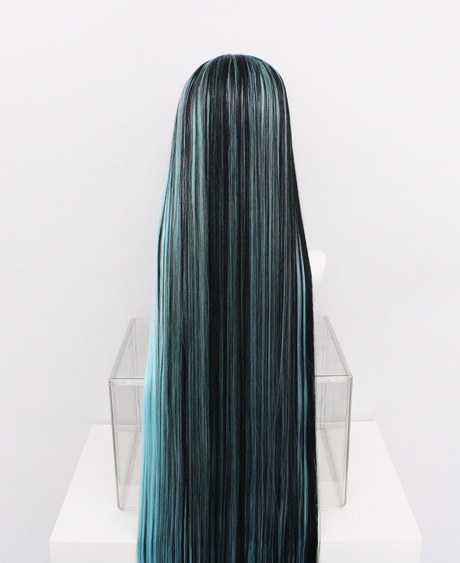 Zane-Black And Blue Lace Frontal Synthetic Wigs