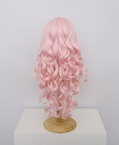 Ariel-Pink Hard Frontal Synthetic Wigs