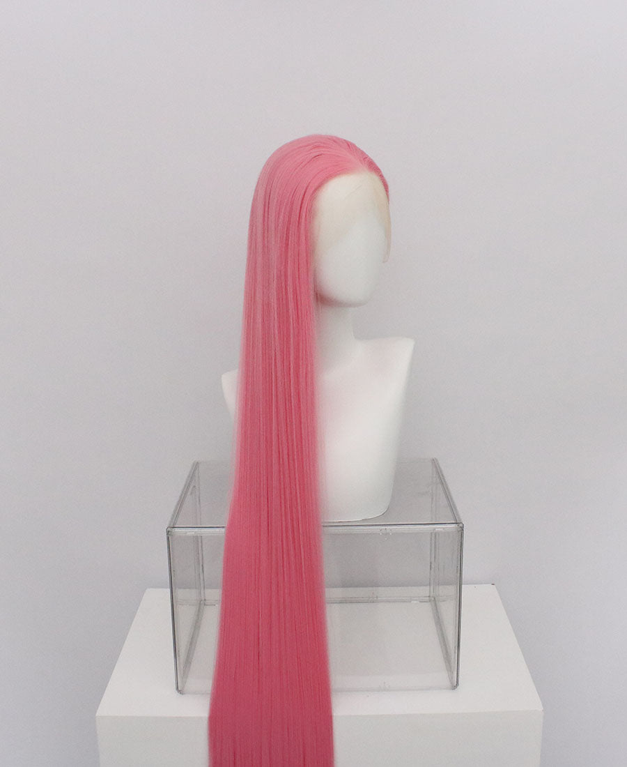 Zane-Pink Lace Frontal Synthetic Wigs Fashion wigs Long wigs 65 inch wigs