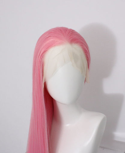 Zane-Pink Lace Frontal Synthetic Wigs Fashion wigs Long wigs 65 inch wigs