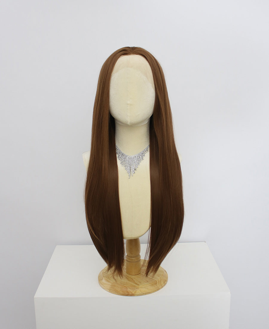 Brielle-Brown Lace Frontal Synthetic Wigs