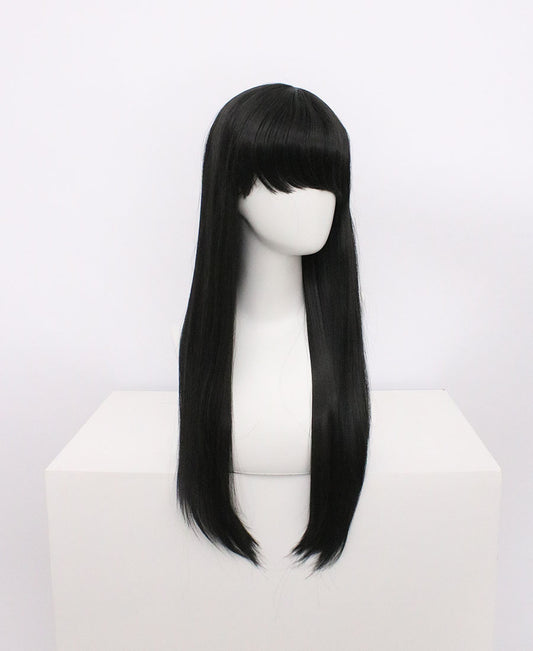 Mia-Black Hard Frontal Synthetic Wigs