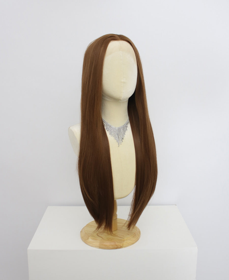 Brielle-Brown Lace Frontal Synthetic Wigs