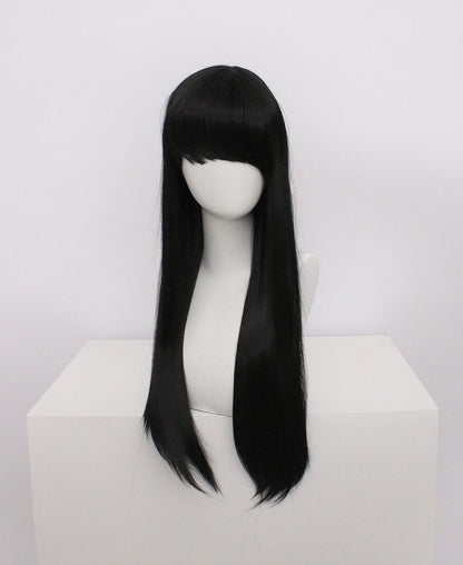 Mia-Black Hard Frontal Synthetic Wigs