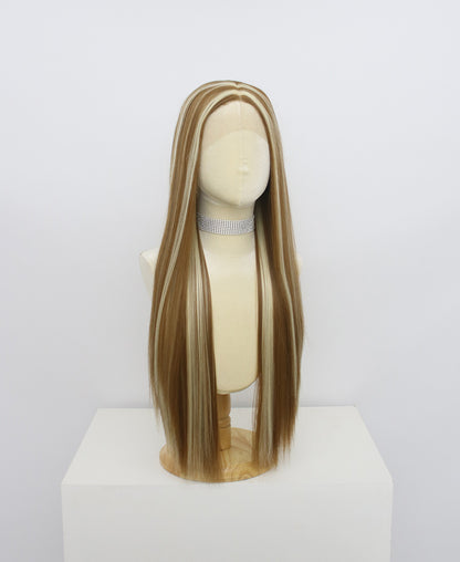 Ariana-Brown And Blonde Lace Frontal Synthetic Wigs