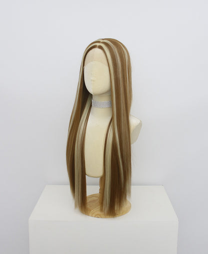 Ariana-Brown And Blonde Lace Frontal Synthetic Wigs