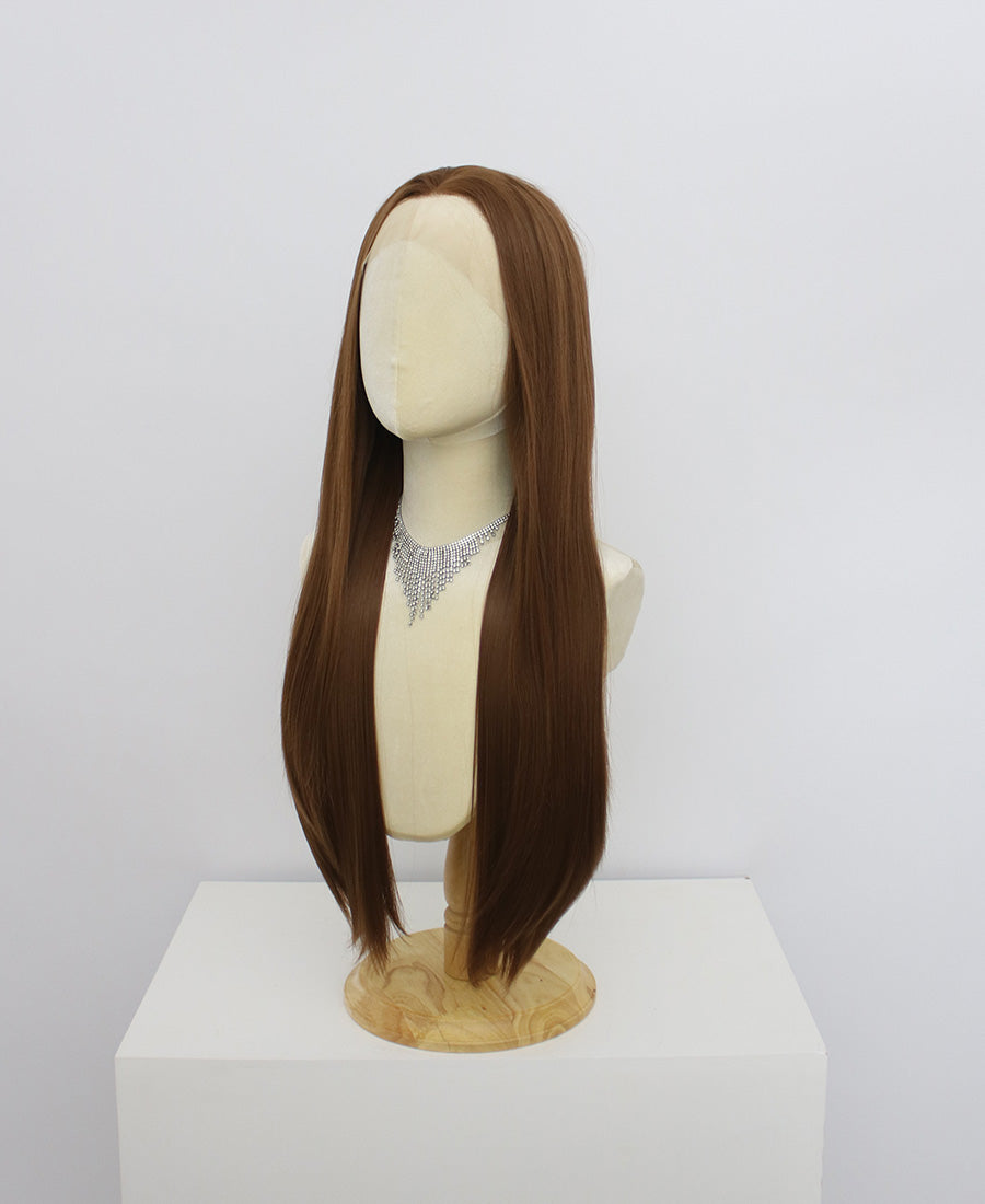 Brielle-Brown Lace Frontal Synthetic Wigs