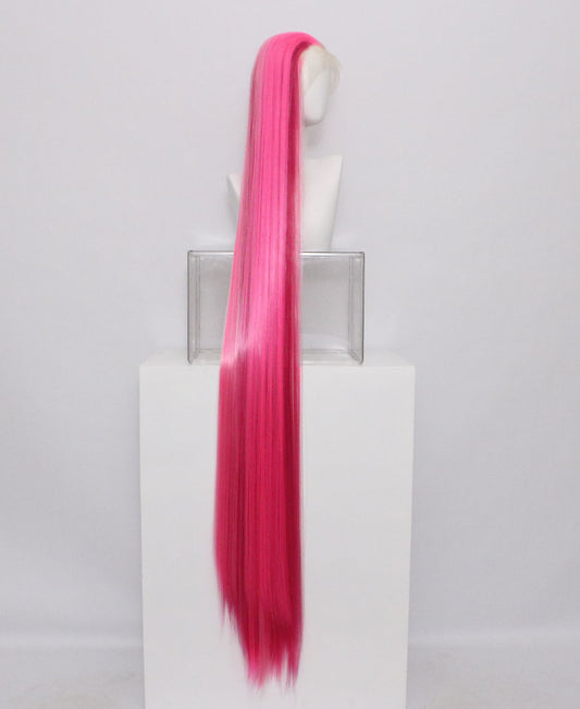 Zane-Pink Lace Frontal Synthetic Wigs Fashion wigs Long wigs 65 inch wigs