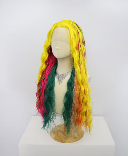 Freya-Colorful Lace Frontal Synthetic Wigs