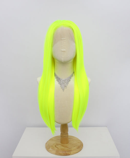 Ariana-Neon Yellow Lace Frontal Synthetic Wigs