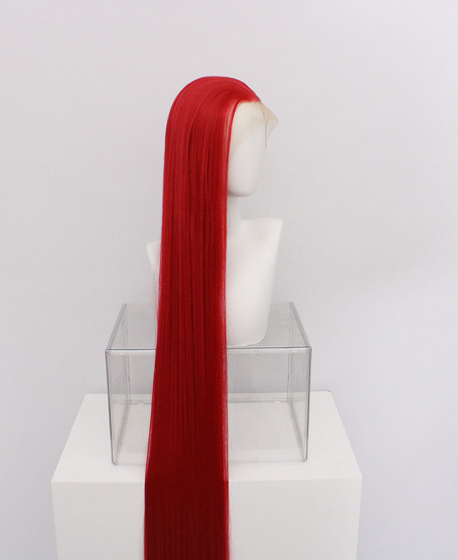 Zane-Red Lace Frontal Synthetic Wigs Extra long wig 60-65 inch wig