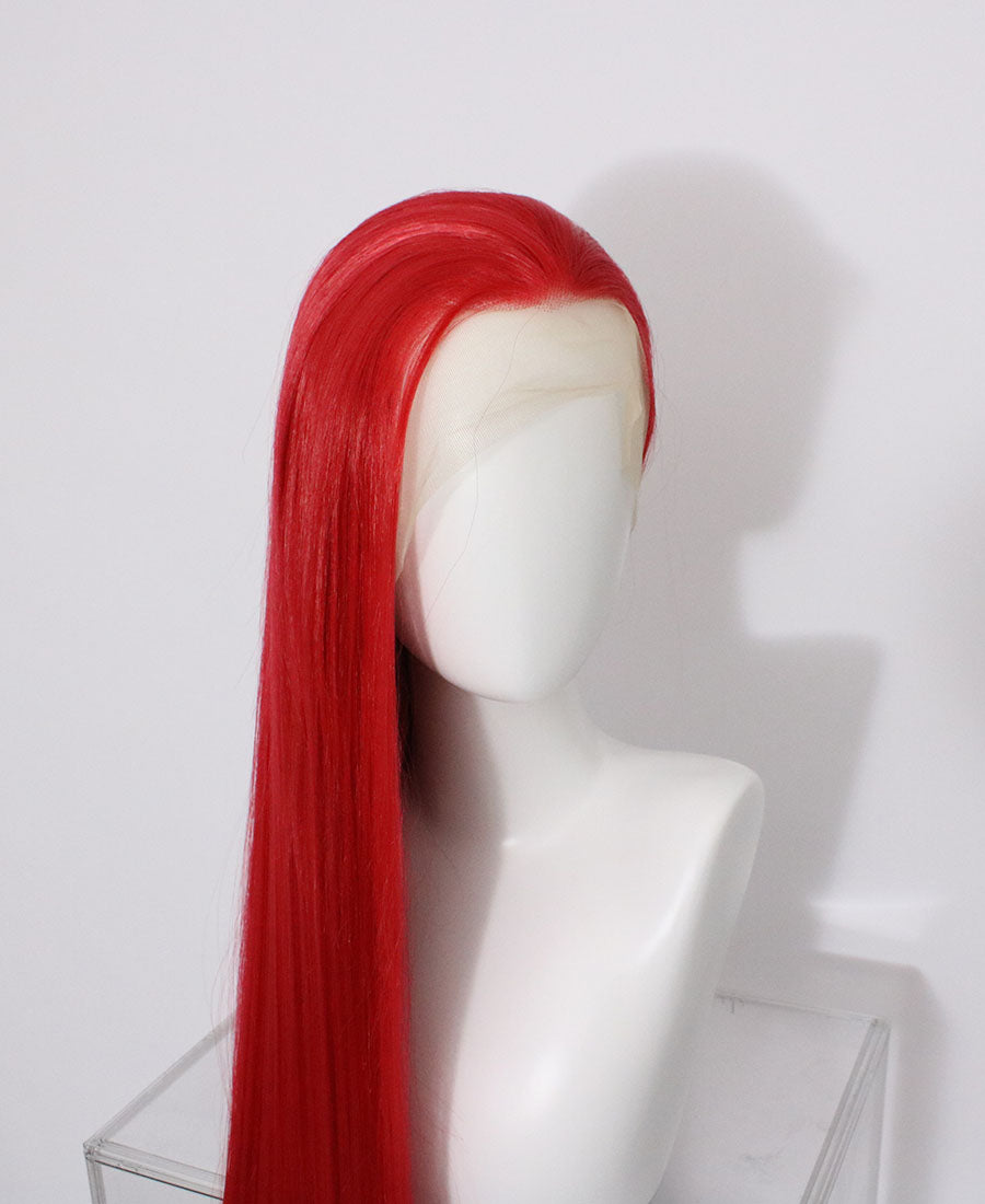 Zane-Red Lace Frontal Synthetic Wigs Extra long wig 60-65 inch wig