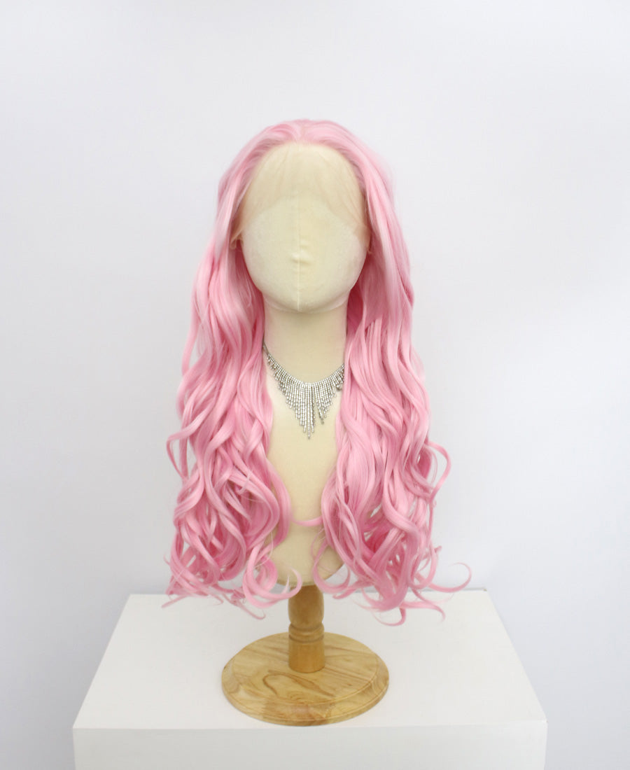 Brielle-Pink Lace Frontal Synthetic Wigs