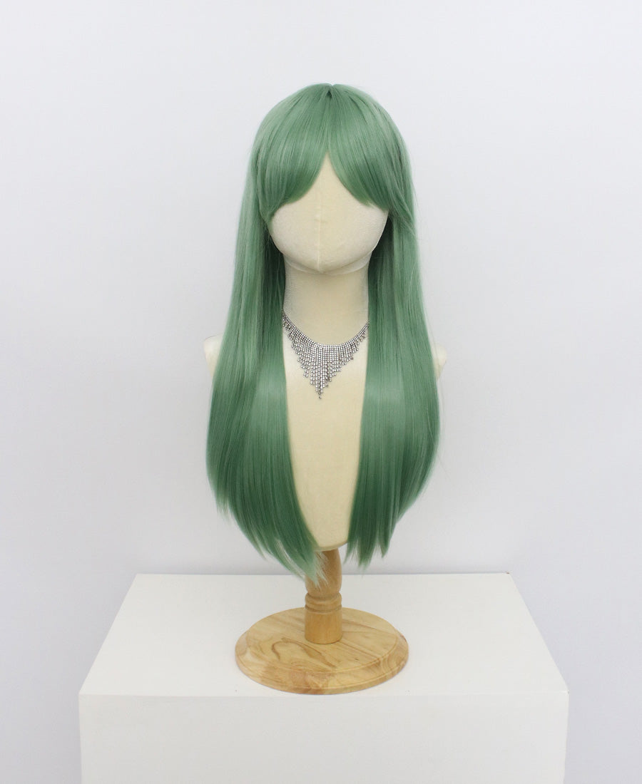 Ariel-Green Hard Frontal Synthetic Wigs