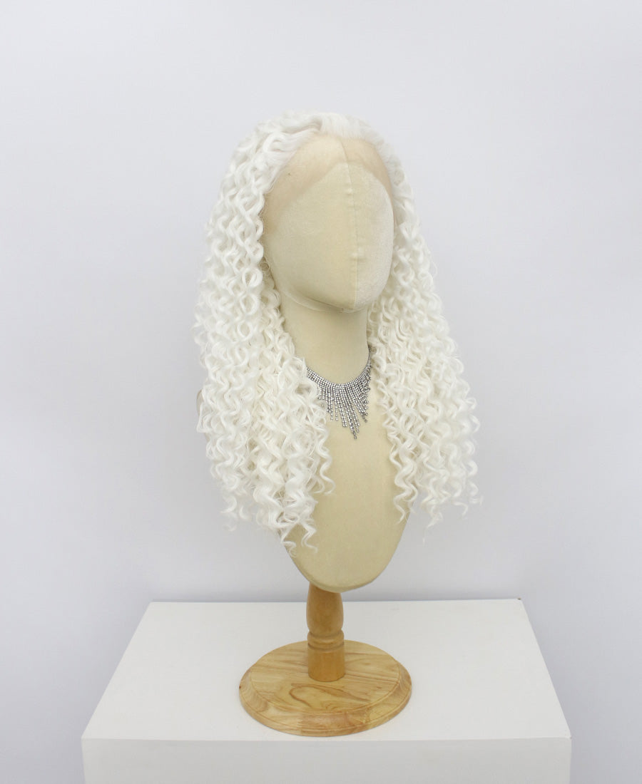 Riley-White Lace Frontal Synthetic Wigs