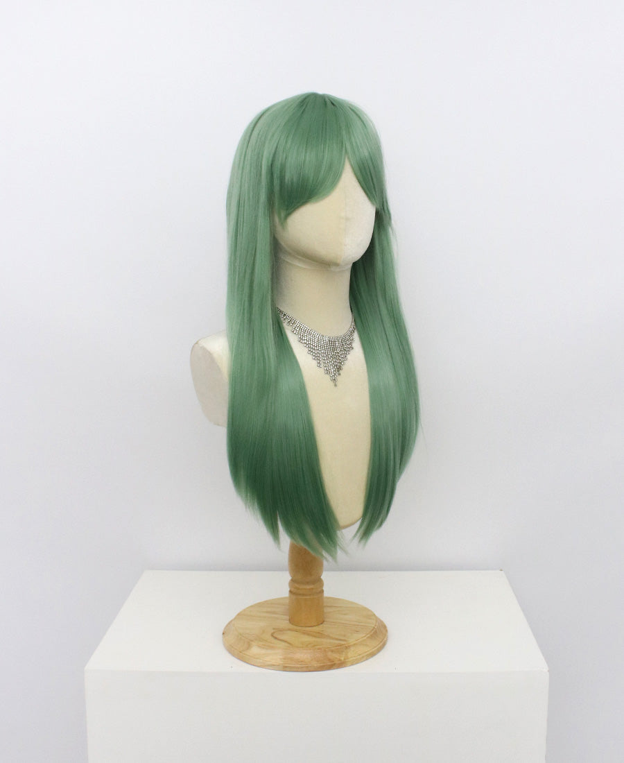 Ariel-Green Hard Frontal Synthetic Wigs