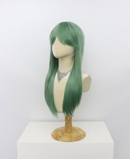 Ariel-Green Hard Frontal Synthetic Wigs