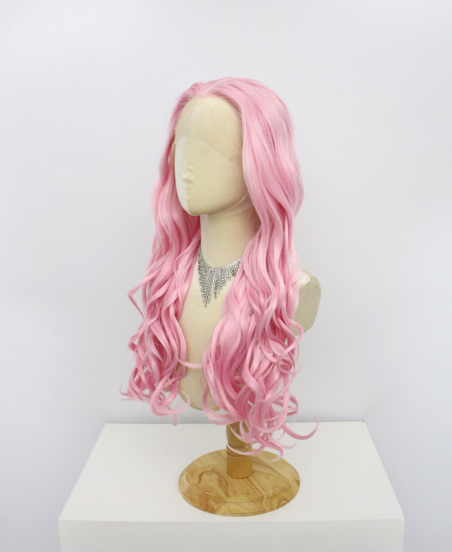 Brielle-Pink Lace Frontal Synthetic Wigs