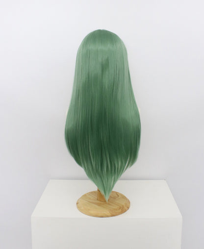 Ariel-Green Hard Frontal Synthetic Wigs