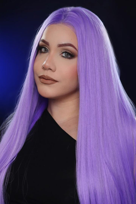 Brielle-Purple Lace Frontal Synthetic Wigs