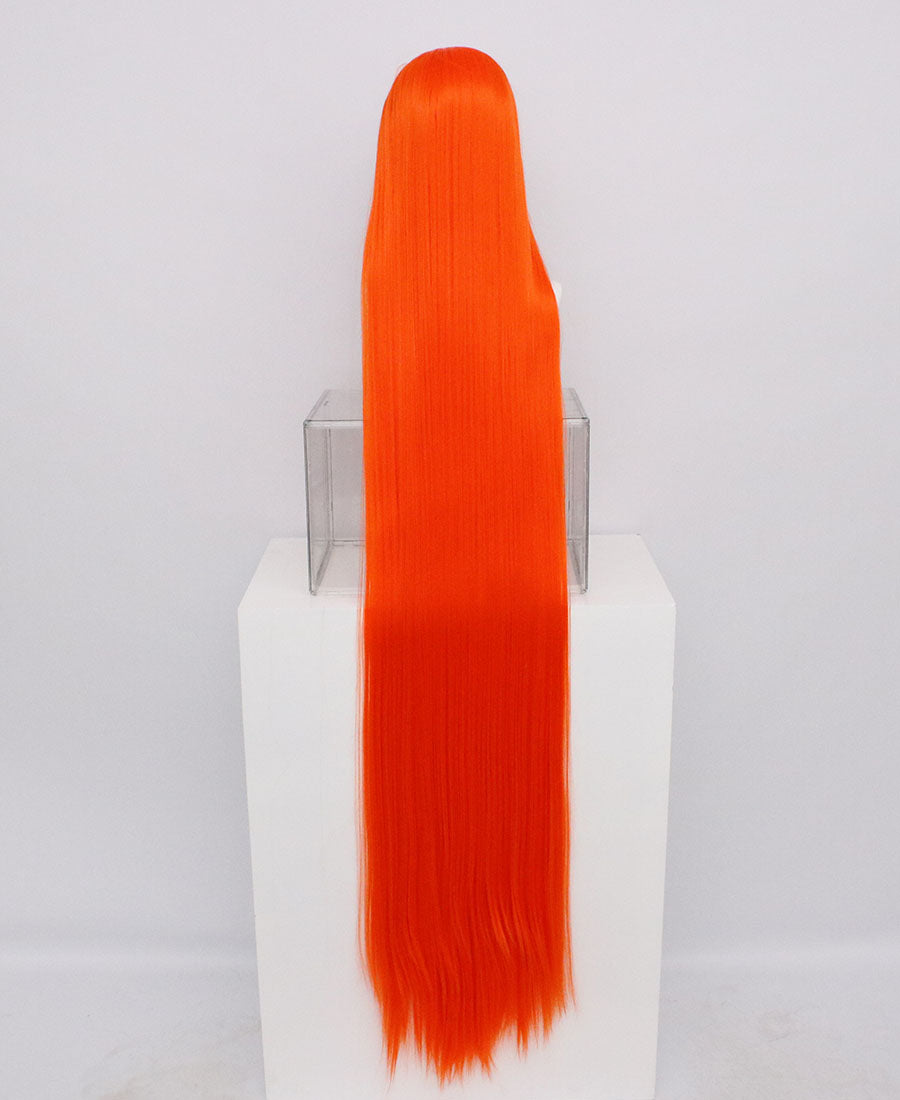 Zane-Orange Lace Frontal Synthetic Wigs super long wig 65 inch wig high quality