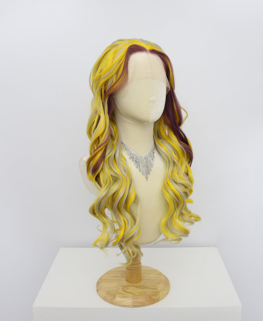 Freya-Yellow Lace Frontal Synthetic Wigs