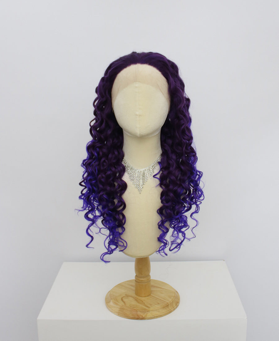 Riley-Purple Lace Frontal Synthetic Wigs