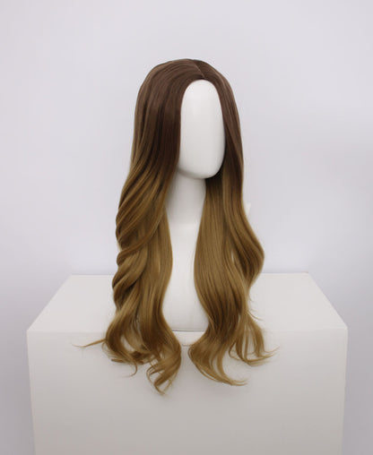 Mia-Brown Hard Frontal Synthetic Wigs