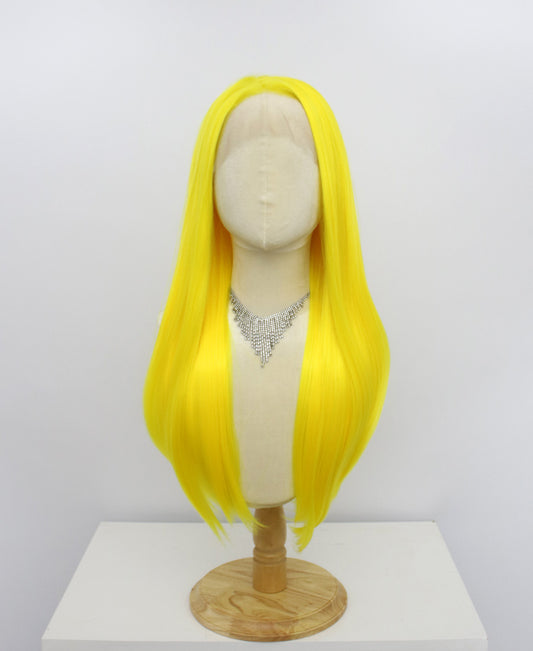 Ariana-Yellow Lace Frontal Synthetic Wigs