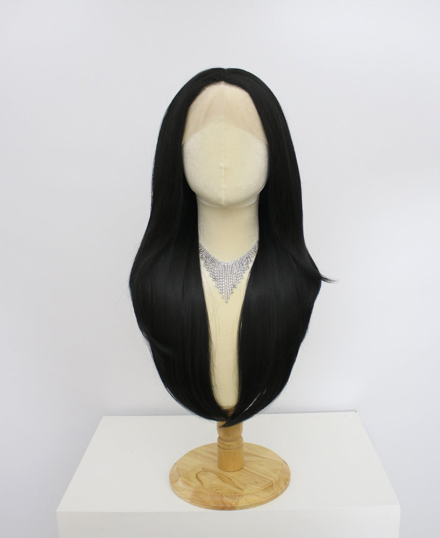 MGW-B-Black Lace Frontal Synthetic Wigs