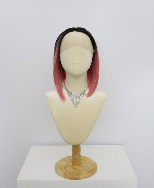 Gwendolyn-Pink Lace Frontal Synthetic Wigs