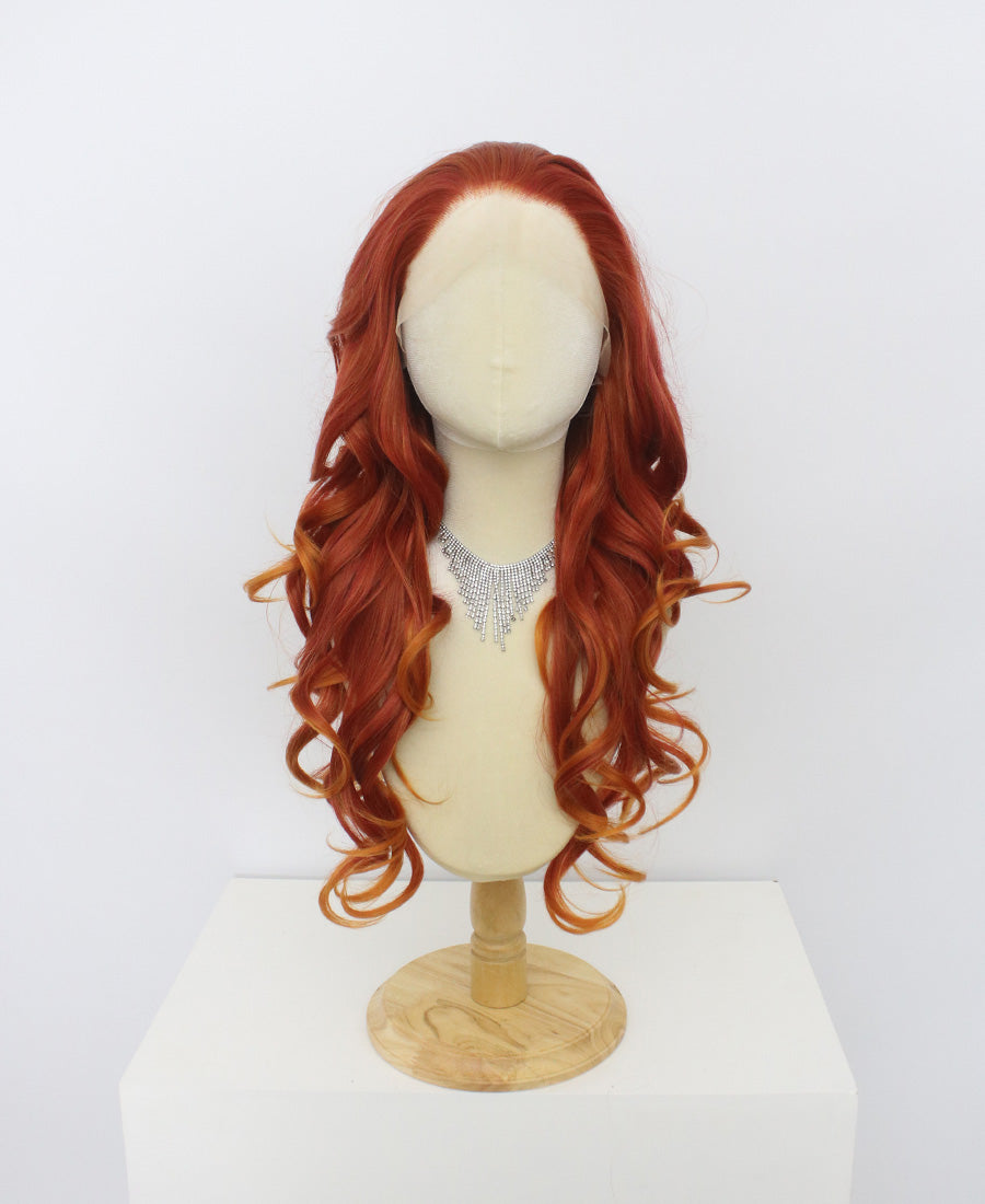 MGW-C-Orange Lace Frontal Synthetic Wigs