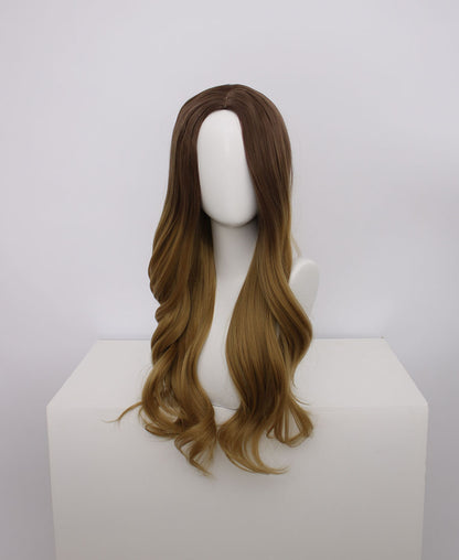 Mia-Brown Hard Frontal Synthetic Wigs