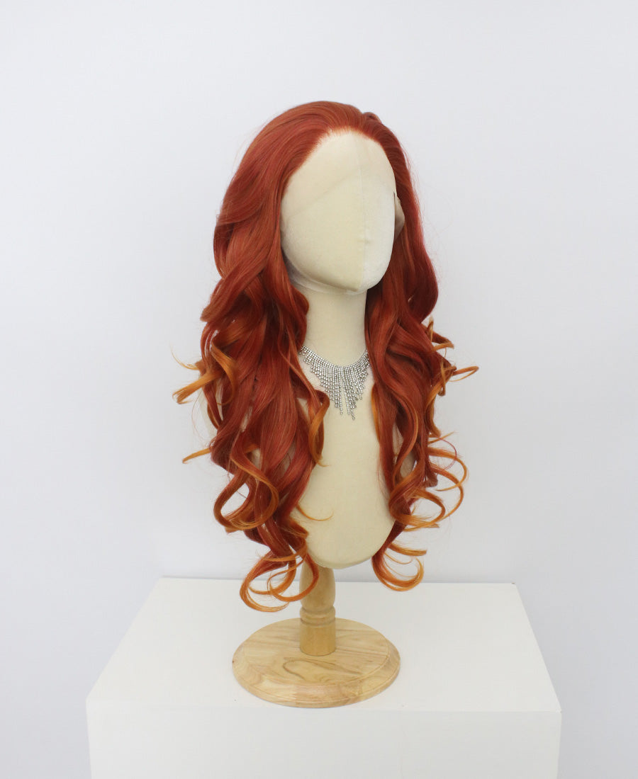 MGW-C-Orange Lace Frontal Synthetic Wigs