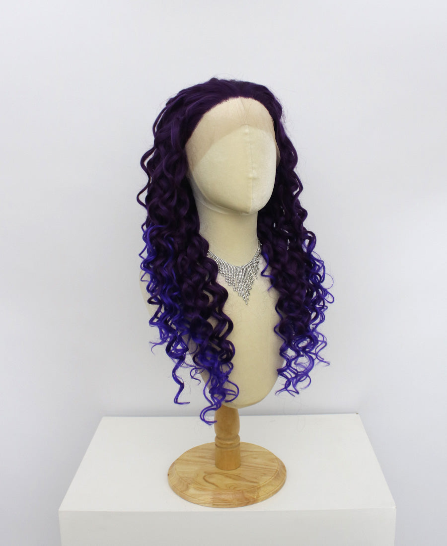 Riley-Purple Lace Frontal Synthetic Wigs