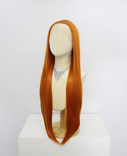 Brielle-Orange Lace Frontal Synthetic Wigs