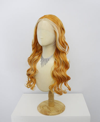 Freya-Orange Lace Frontal Synthetic Wigs