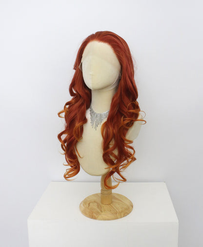 MGW-C-Orange Lace Frontal Synthetic Wigs