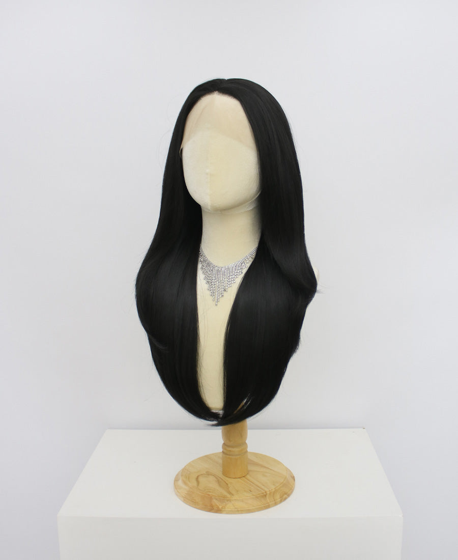 MGW-B-Black Lace Frontal Synthetic Wigs