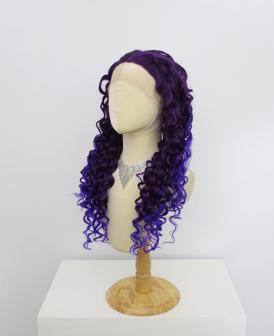 Riley-Purple Lace Frontal Synthetic Wigs